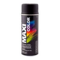  Maxi Color  Эмаль аэрозольная универсальная, черная, 400мл 