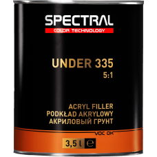 Акриловая автомобильная грунтовка SPECTRAL Under 335 Р3, серый, 3,5 л + Отвердитель Н6525, 0,7 л