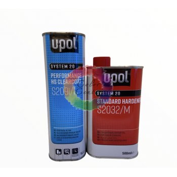 Лак акриловий 2091 U-POL HS, 1л + Затверджувач 2032, 0,5л
