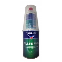 Акриловий грунт наповнювач SOLID FILLER VHS 4+1, білий, 1 л + 0.25 л