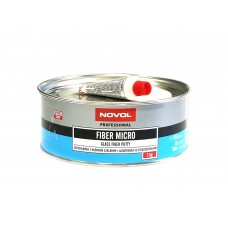 Шпаклівка зі скловолокном для авто NOVOL FIBER MICRO, 1 кг