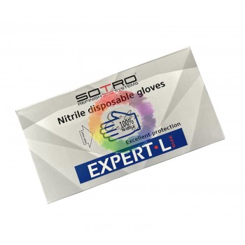Рукавички нітрилові  SOTRO Expert  L уп.100шт (50пар)